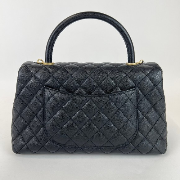 CHANEL Coco Handle Matelasse Chain Shoulder Black - Picture 4 of 16